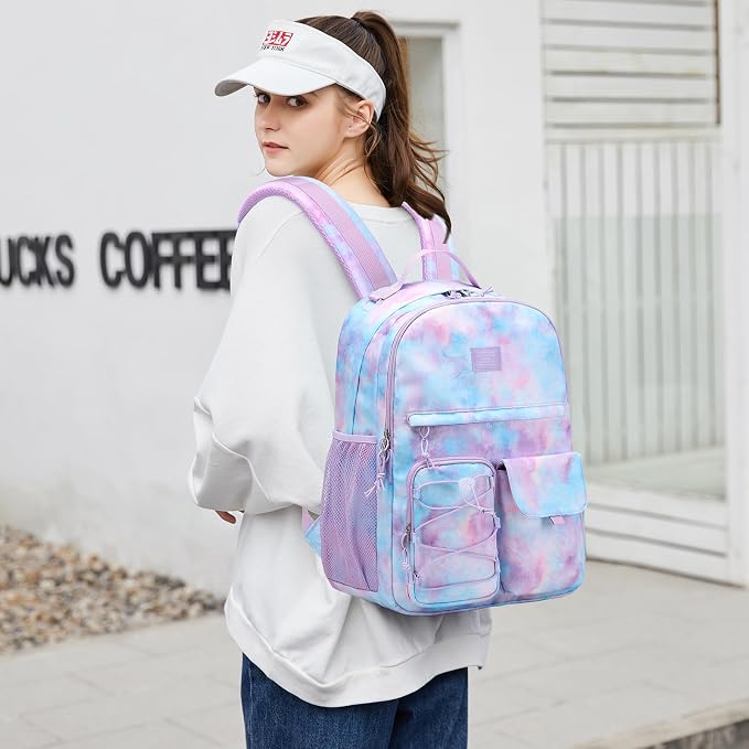 Lohol Galaxy Backpack for Kids Teen Girls, Casual Daypack - Image 8
