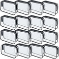 16 Pieces Clear Makeup Bags Bulk, TSA Approved Toiletry Bag by YedsIntu