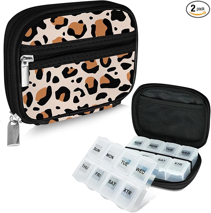 Serfeymi Weekly Travel Pill Organizer Pill Case by Serfeymi