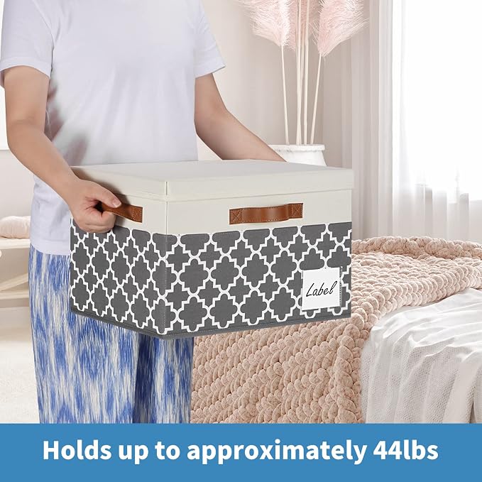 GhvyenntteS Large Fabric Storage Bins - Image 6