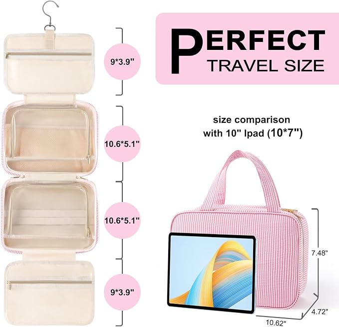 TOPEAST Initial Makeup Bag - Image 2