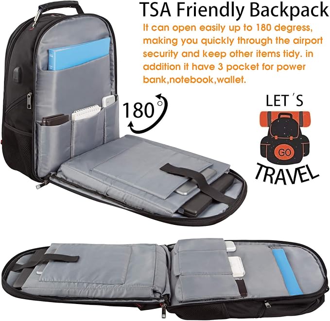 LTINVECK Travel Laptop Backpack, Extra Large Backpack - Image 2
