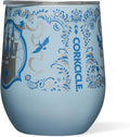 Corkcicle Stemless Insulated Wine Glass Tumbler - Beverages Cold 6 Hours & Hot 3 Hours - Stainless Steel - Easy-Grip - Summer Drinkware Gift - Keeps Drinks Ice - 12 oz - Princess Cinderella by Corkcicle