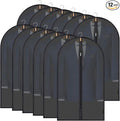 BALEINE 40'' Translucent Garment Bags, 12 Packs PEVA Dress Bag by BALEINE