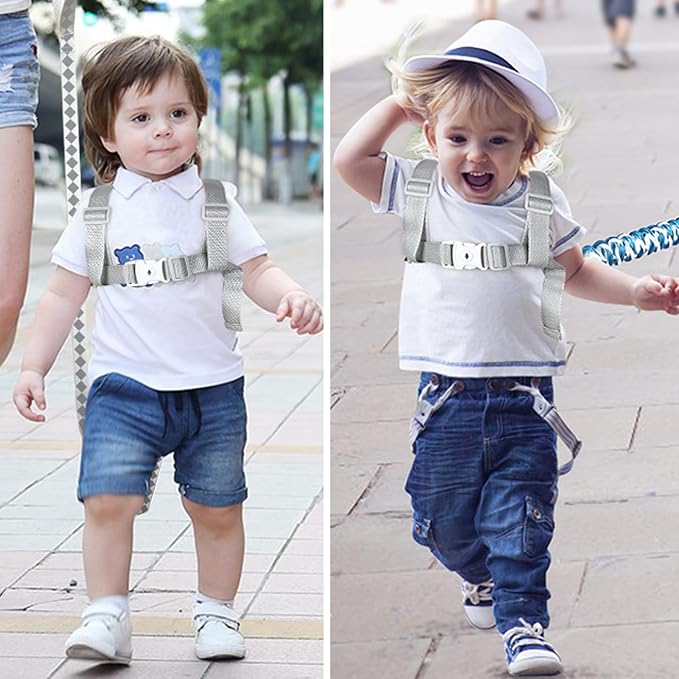 Toddler Harness Leash+ Anti Lost Wrist Link, Accmor Cute Dinosaur Kids Harness - Image 8
