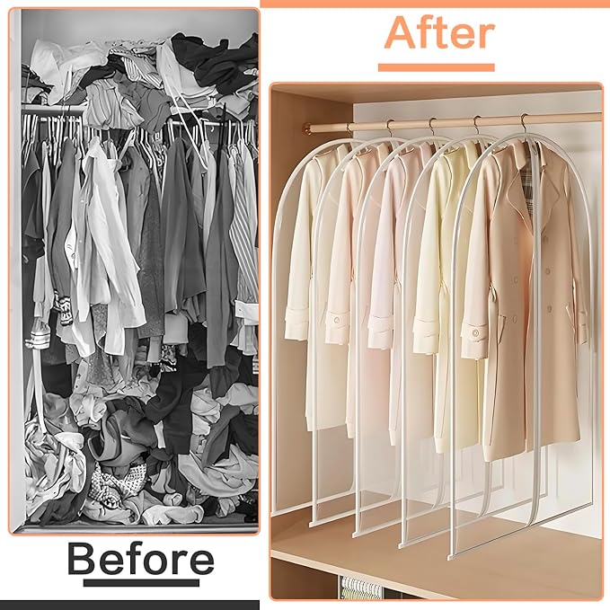 Clear Garment Bags Clothes Covers Clothes Storage Bag Clothes Storage Bag - Image 7