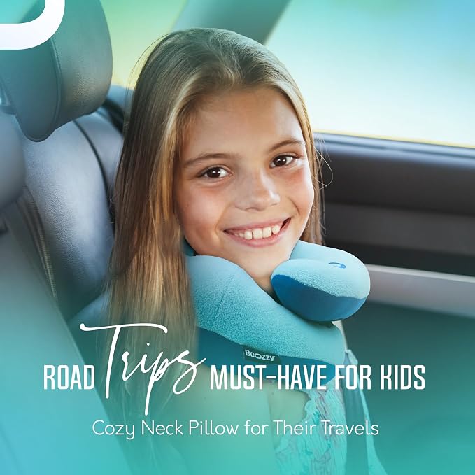 BCOZZY Kids Travel Neck Pillow– Patented Soft Child Pillow - Image 3