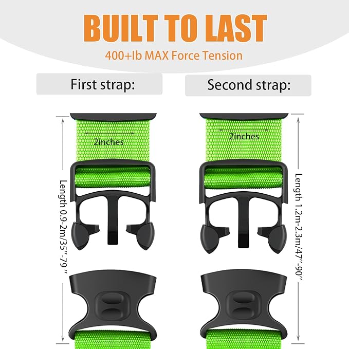 BILIONE Luggage Straps TSA Approved Add a Bag Premium Accessory - Image 4