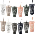 Havawish 12 Pcs Mothers Day Christian Tumbler Gift Bulk Religious Inspirational 24 oz Drinking Jesus Cup with Lid Straw Bible Verse Plastic Cup for Church Father Teacher First Communion (Vivid Color) by Havawish