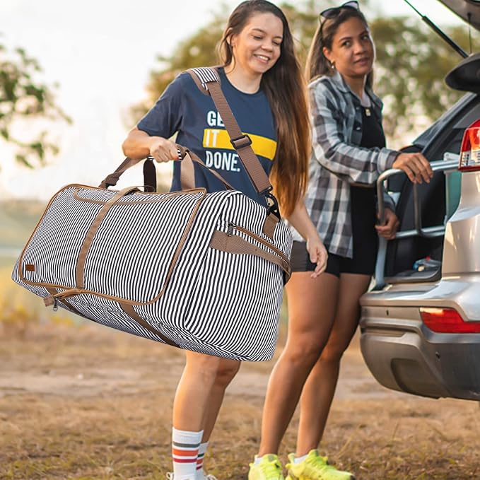 80L Duffle Bag for Travel, Large Foldable Waterproof Travel Duffel Bags - Image 9