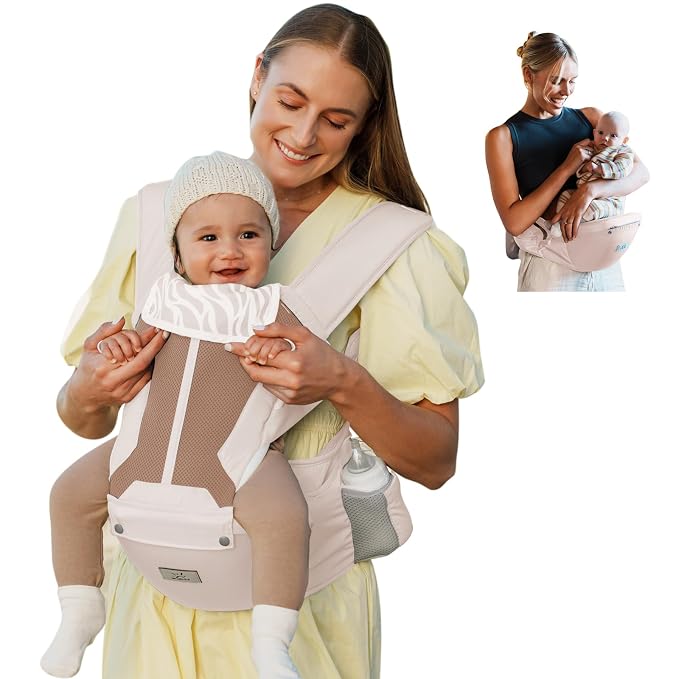 Baby Carrier Newborn to Toddler, 6-in-1 Baby Carrier, Adjustable Detachable by MOMTORY