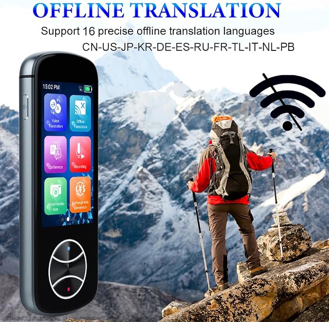 Language Translator Device No WiFi Needed, AI Translator Two Way Real Time - Image 4