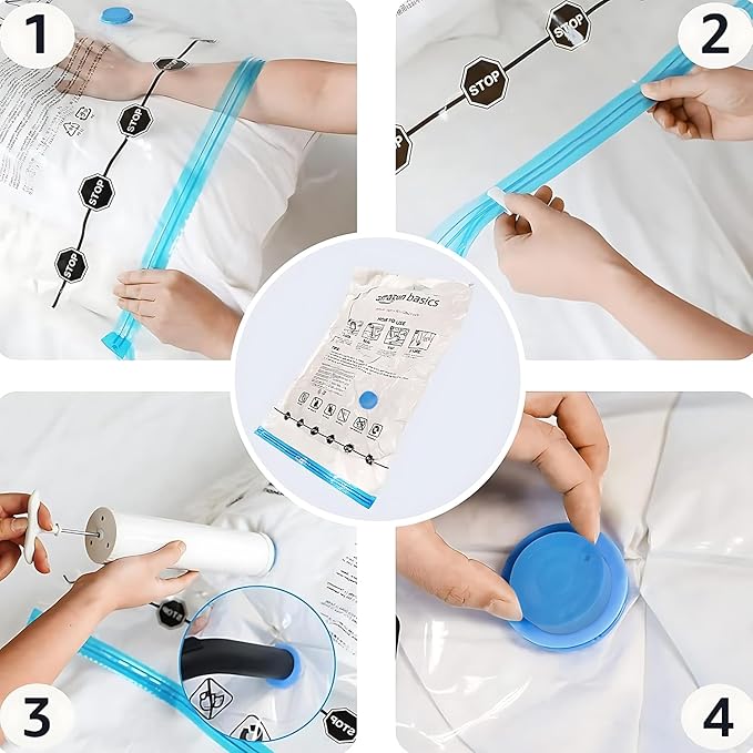 Amazon Basics Vacuum Compression Space Saving Storage Bags - Image 2