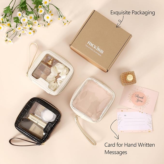 PACKISM Small Clear Makeup Bag - Image 5