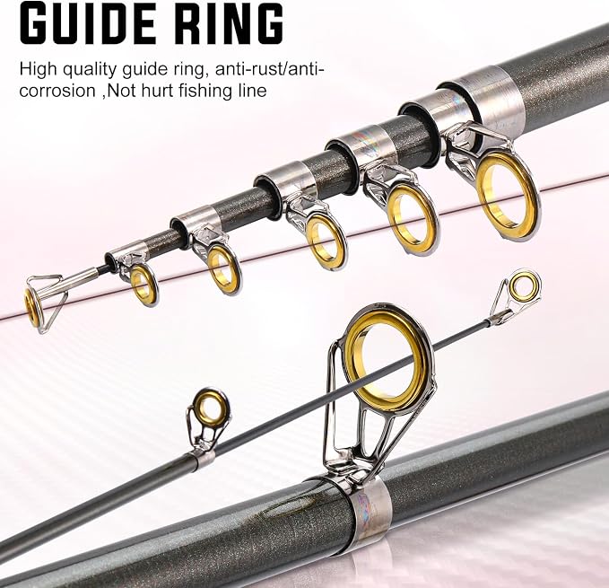 Sougayilang Portable Telescopic Fishing Rod - Image 3