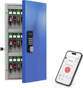 WeHere 48 Key Lock Box Wall Mount, APP Bluetooth/OTP/Wi-Fi Remote/Fixed by WeHereSmartBoxLock