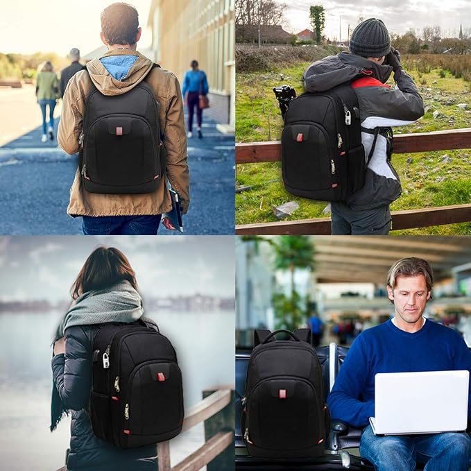 Laptop Backpack for Men, Large Anti-Theft Business Travel Backpack - Image 6