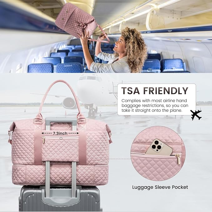 LOVEVOOK Travel Duffle Bag, Weekender Bags - Image 4
