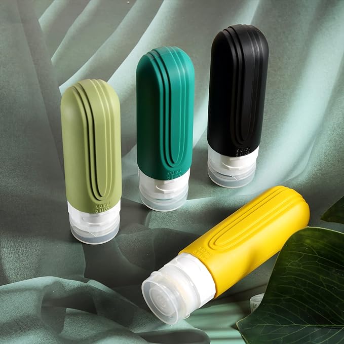 Travel Bottles for Toiletries, Tsa Approved 3oz Travel Size Containers BPA Free - Image 6