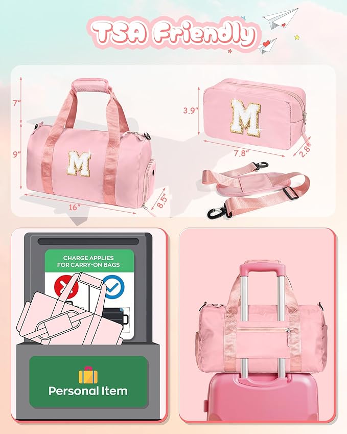 Dorm Room Essentials for Girls-Girl Gym Bag - Image 3
