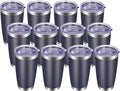 VEGOND 20oz Tumbler with Lid and Straw Stainless Steel Tumbler Cup Bulk Vacuum by VEGOND