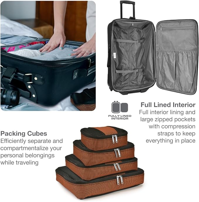 Travel Select Amsterdam 4-Piece Softside Expandable Rolling Luggage Set - Image 9