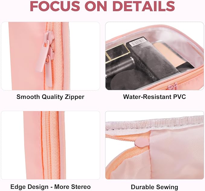 Moyad TSA Approved Clear Toiletry Bag, 1 Pack Quart Size 3-1-1 Liquids Pouch - Image 5