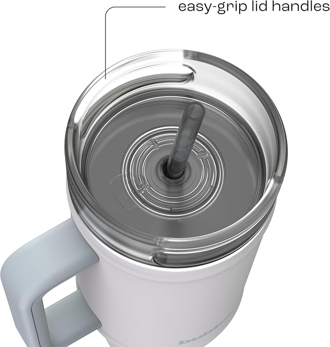 bubba 40 oz Insulated Stainless Steel Tumbler with Handle and Straw - Leakproof, Dishwasher Safe, Cup Holder Tumbler, Lead-Free and BPA-Free, Fresh Kicks - Image 3