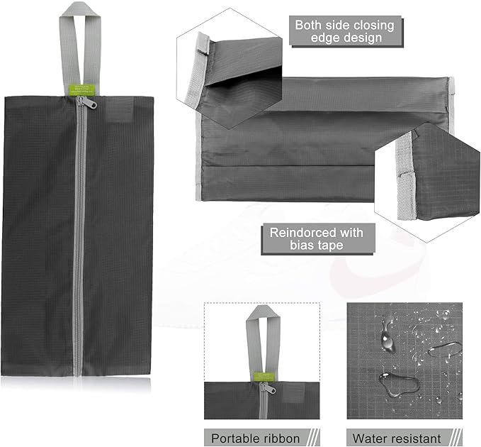 BeeGreen Grey Shoe Organizer Set - Image 3