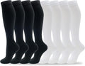 fenglaoda 8 Pairs Compression Socks by fenglaoda