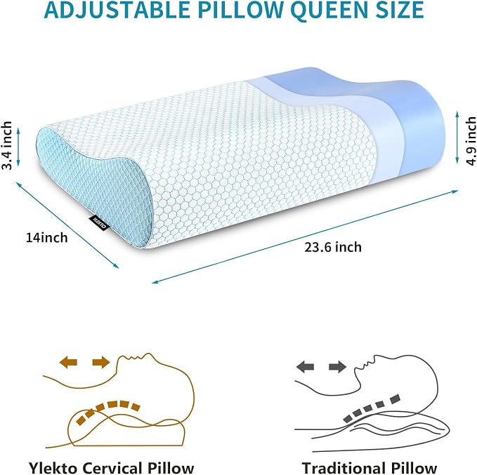 Memory Foam Pillows Neck Pillow Bed Pillow - Image 3