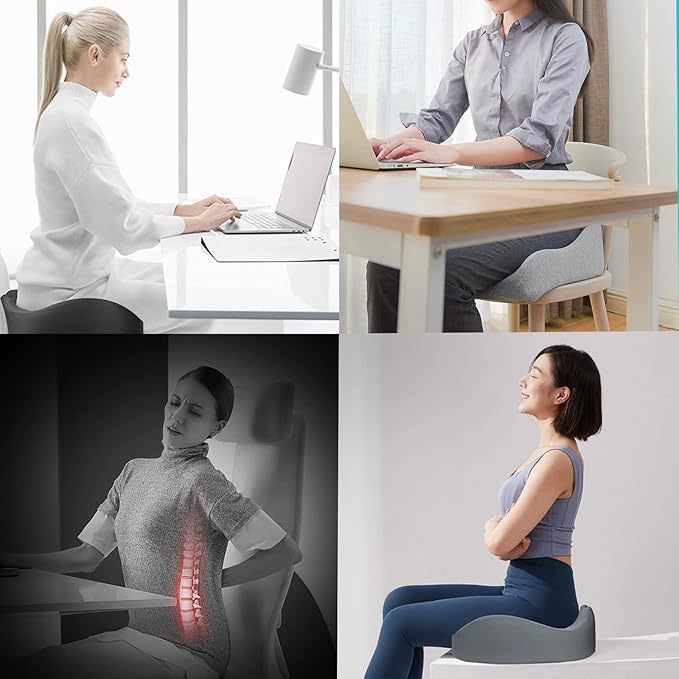 Pressure Relief Seat Cushion for Long Sitting Hours on Office, Home Chair - Image 7