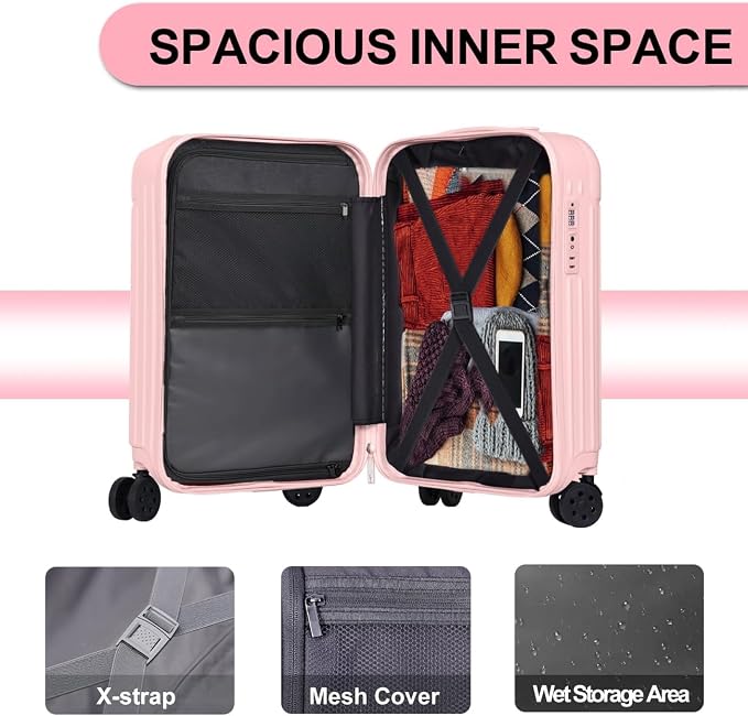Krute Luggage Sets 2 Piece Suitcase - Image 7