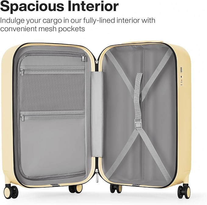 mixi 20 Inch Carry On Luggage PC Hardside Suitcases - Image 3