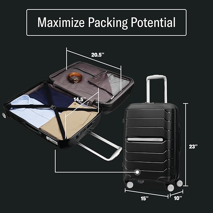 Samsonite Freeform Hardside Carry-On Luggage - Image 4