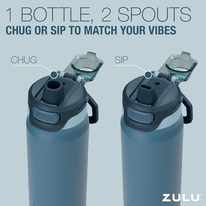 ZULU Powerfill Pro 32oz Stainless Steel Water Bottle - Image 7
