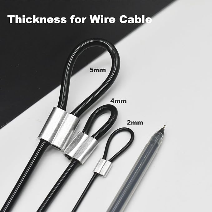 5 Pcs 5mm Wire 24 inch Vinyl Coated Stainless Steel Cable - Image 2