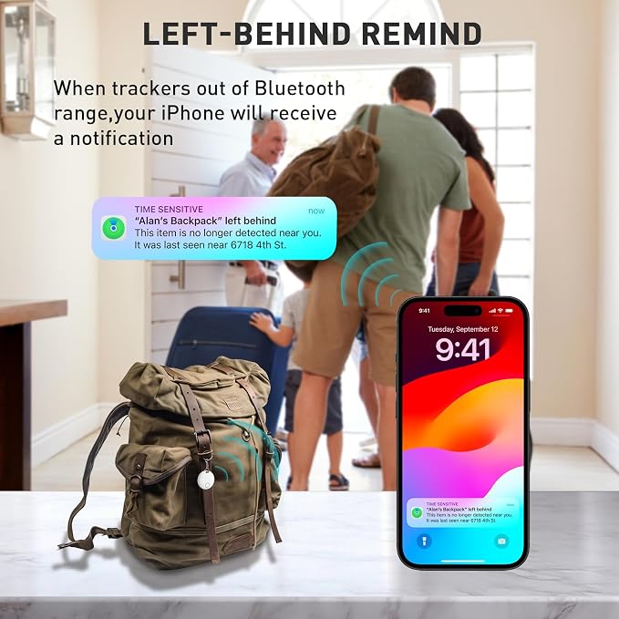 Air Tracker Tags, Smart Bluetooth Tracker, Compatible - Image 3