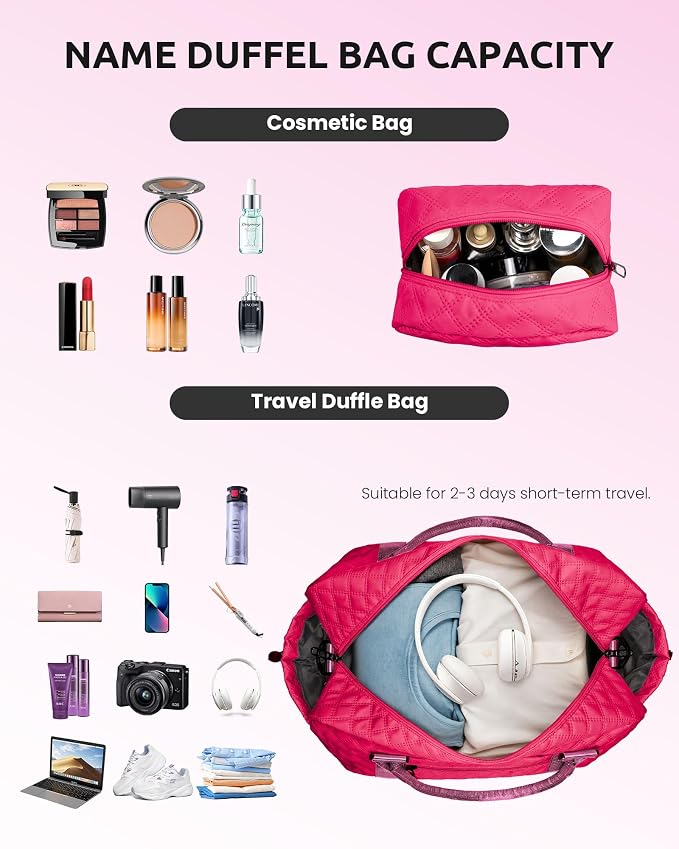 College Graduation Gifts, Birthday Gift-Initial Travel Bag - Image 4