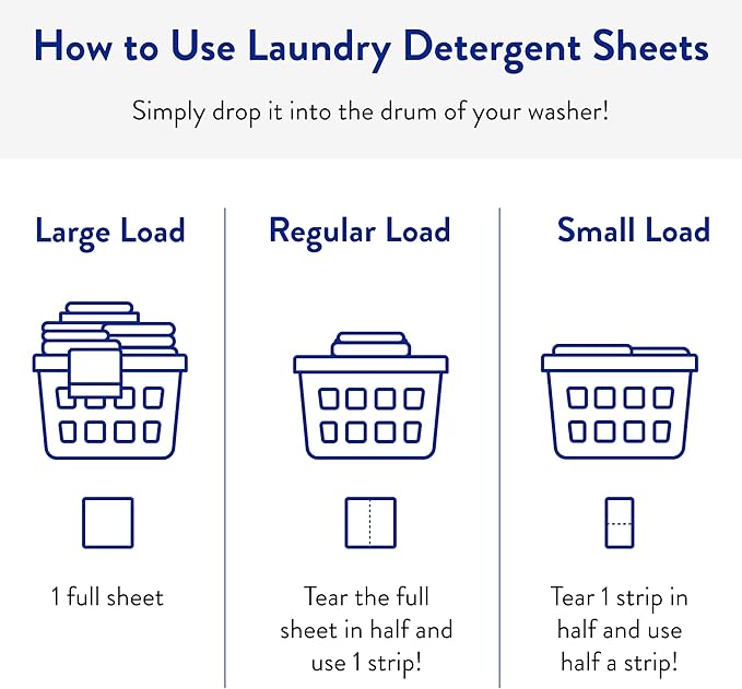The Clean People Fragrance Free Laundry Detergent Sheets - Image 4
