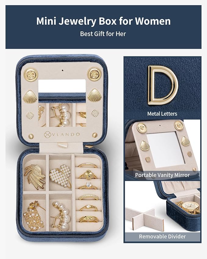 Vlando Wedding Gifts for Women, Jewelry Box, Bridal Shower, Bridesmaid - Image 3