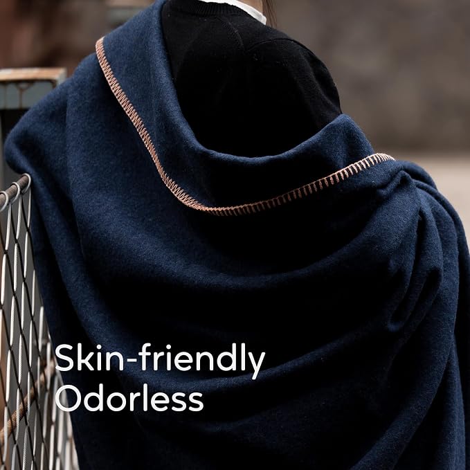 100% Wool Blanket, Military Wool Blanket, Sporting Events, Survival Kits，Navy - Image 4