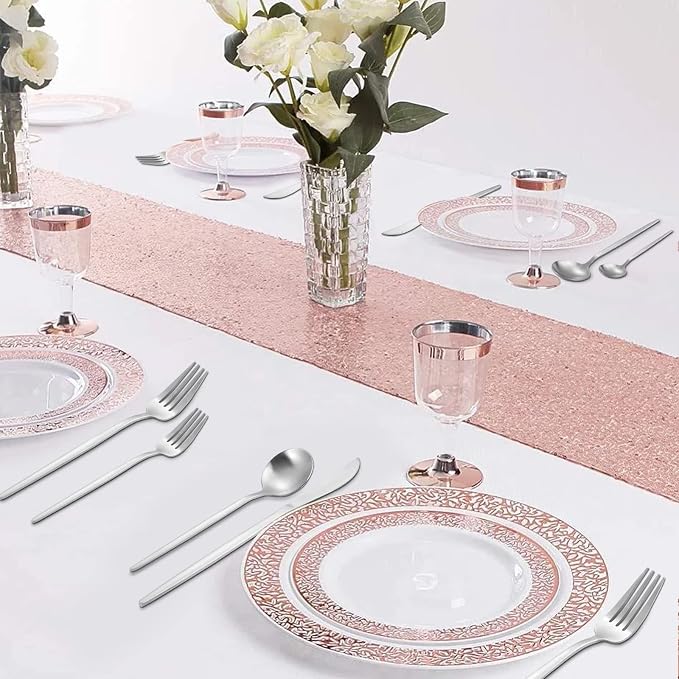 Matte Silverware Set, VANVRO 20-Piece Stainless Steel Flatware Set, Satin - Image 6