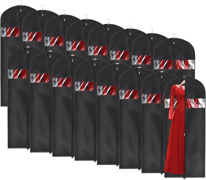 Univivi 16 Pack Suit Cover Bags 60 Inch Garment Bags by Univivi