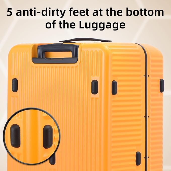 2 pieces 20/29 Aluminum Frame Carry On and Checked Luggage Set - Image 9