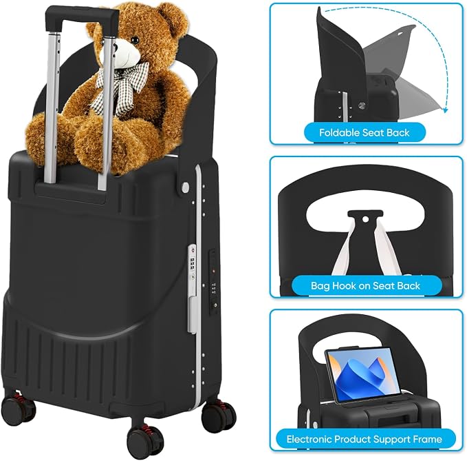 20 Inch Ride on Luggage With Seat - Image 6