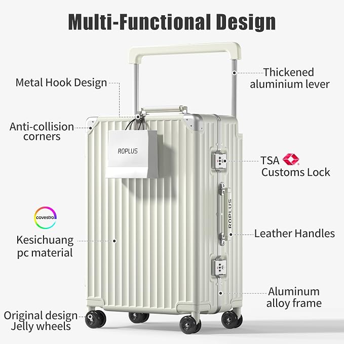 Aluminium Frame Checked-Luggage - Image 2