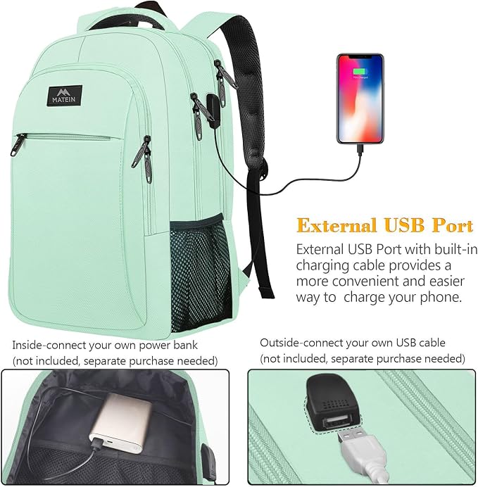 MATEIN 15.6-Inch Laptop Backpack - Image 9