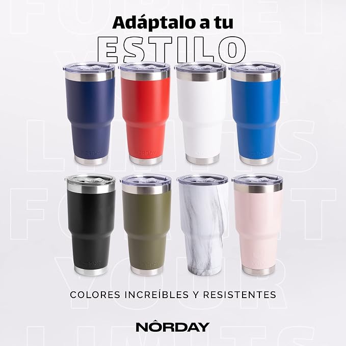 NORDAY | Tumbler with Lid - 30oz - Light Purple Insulated Tumbler - Stainless - Image 6