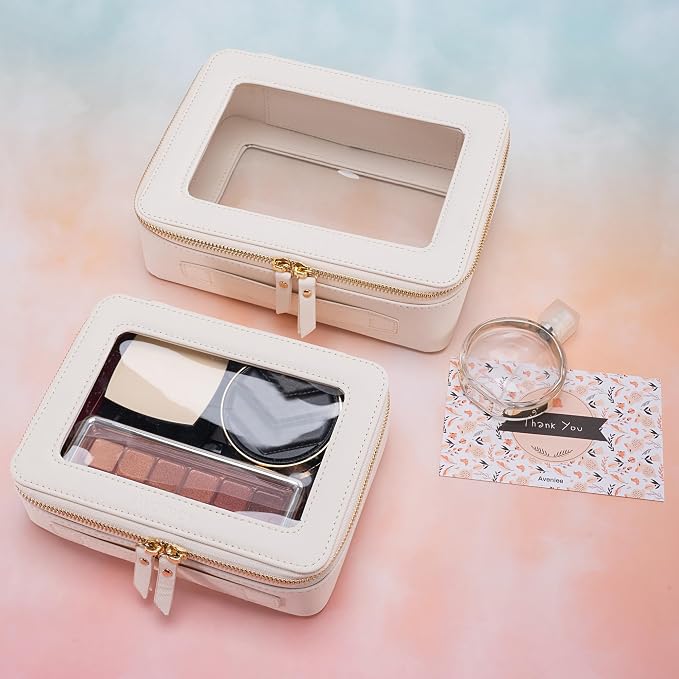 Aveniee Clear Makeup Bag Organizer, Large Travel Toiletry Bag - Image 7